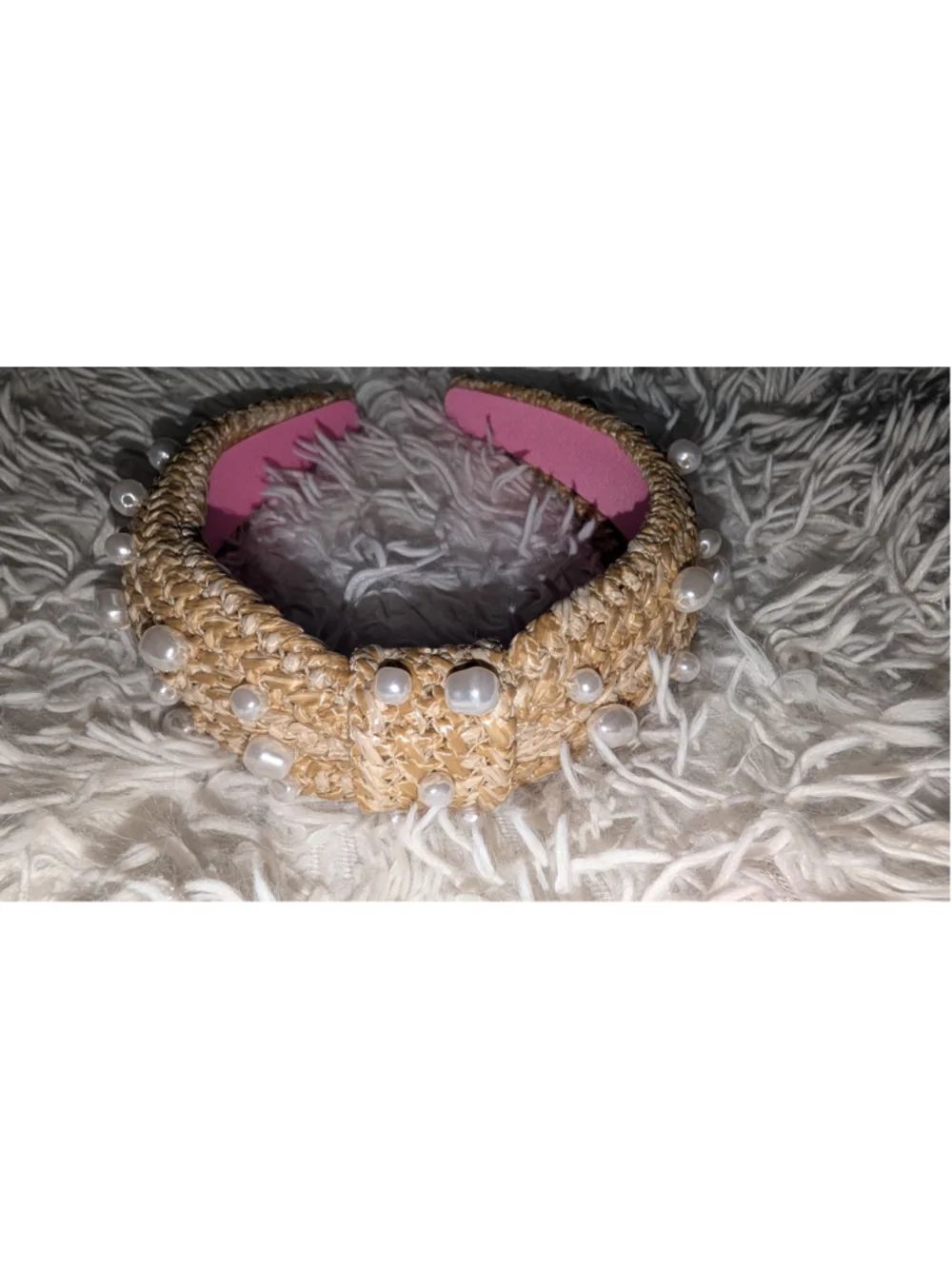 Women's Lilly Pulitzer Embellished Headband One Size Beige White